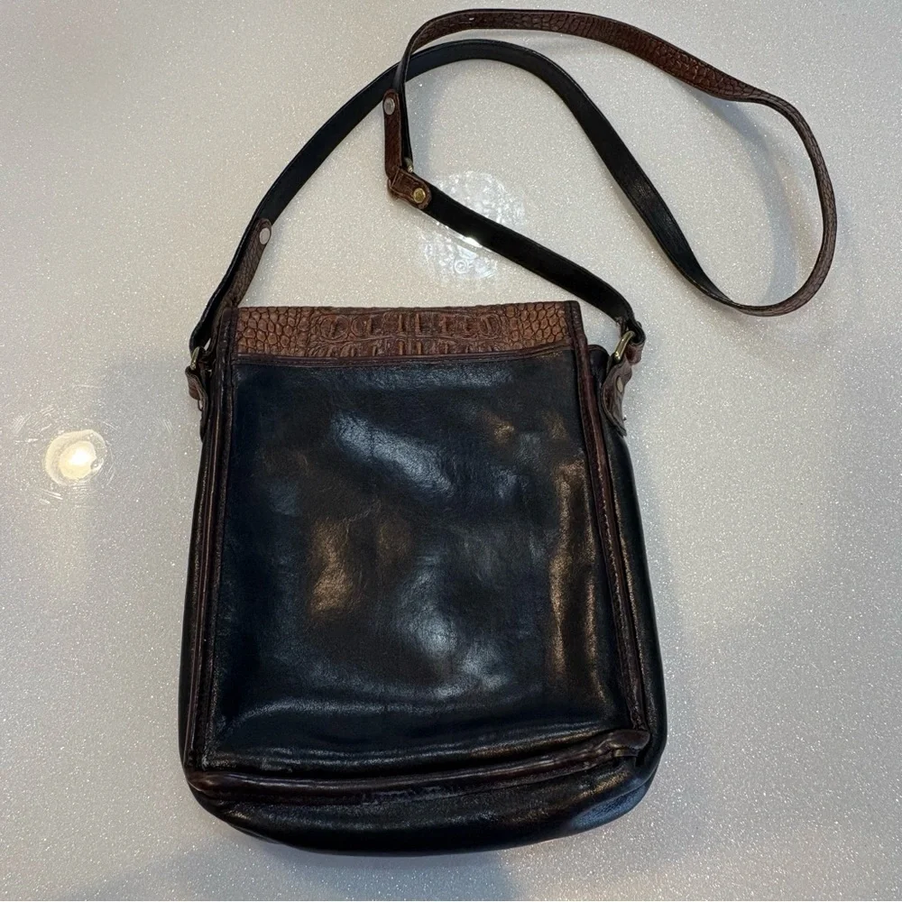 Brahmin crocodile embossed